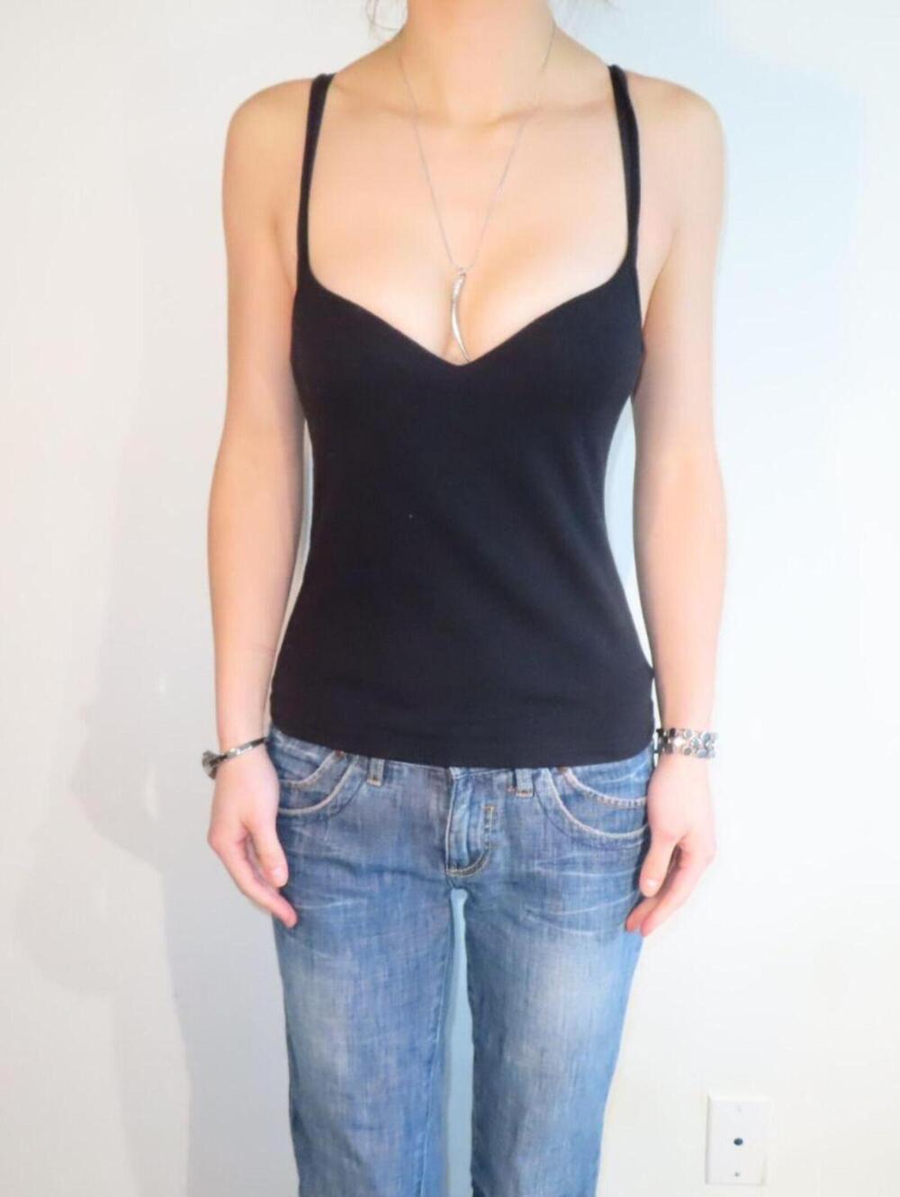Express Women's Black and Multi Vests-tanks-cami